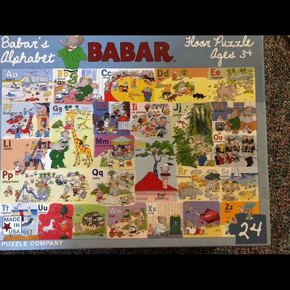 BABAR floor puzzle